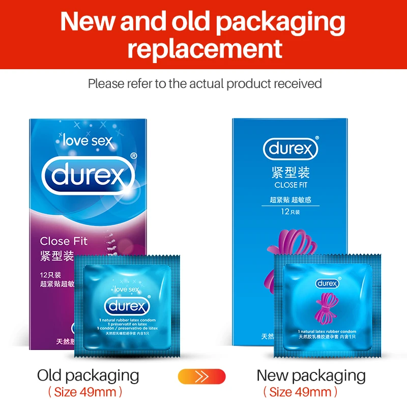 Durex 12 Pcs 4 Types Sensation Condoms High Quality Condoms for Men Latex Intimate Goods for Sex Contraception Penis Sleeve