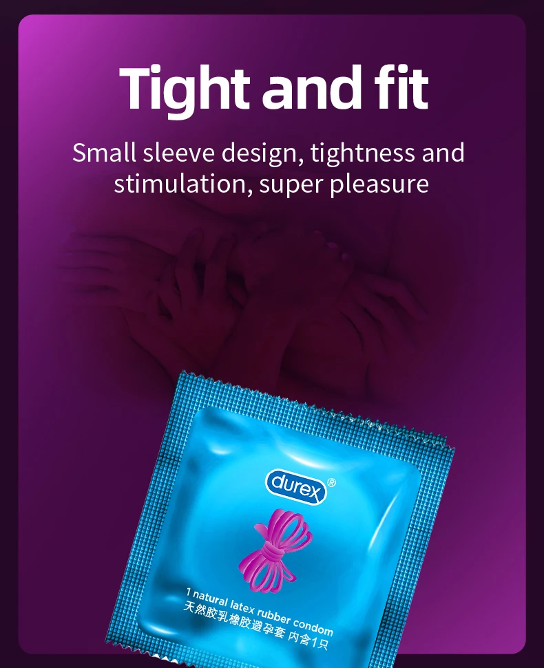 Durex 12 Pcs 4 Types Sensation Condoms High Quality Condoms for Men Latex Intimate Goods for Sex Contraception Penis Sleeve