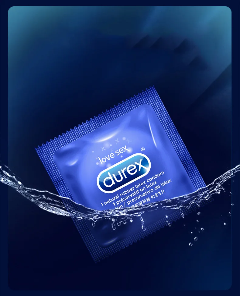 Durex 12 Pcs 4 Types Sensation Condoms High Quality Condoms for Men Latex Intimate Goods for Sex Contraception Penis Sleeve