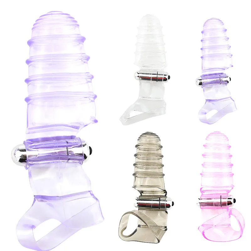 Finger Sleeves Vibrator G Spot Massage Clitoris Stimulate Masturbator Sex Toy For Women Lesbian Orgasm Adult Game Erotic Product Finger Sleeves Vibrator G Spot Massage Clitoris Stimulate Masturbator Sex Toy For Women Lesbian Orgasm Adult Game Erotic Product