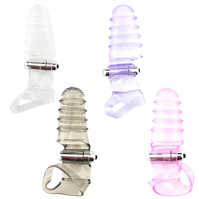 Finger Sleeves Vibrator G Spot Massage Clitoris Stimulate Masturbator Sex Toy For Women Lesbian Orgasm Adult Game Erotic Product Finger Sleeves Vibrator G Spot Massage Clitoris Stimulate Masturbator Sex Toy For Women Lesbian Orgasm Adult Game Erotic Product