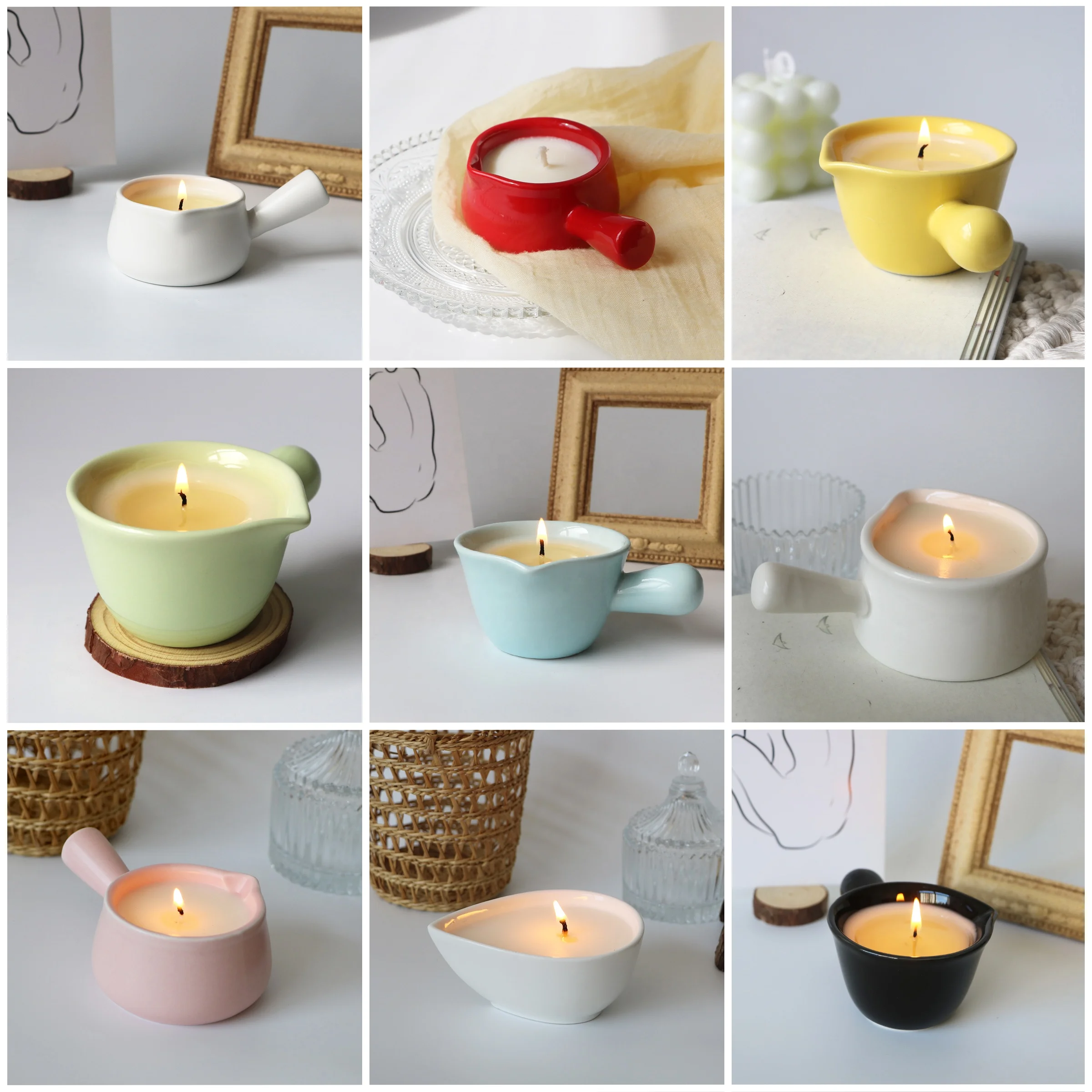 Hand poured 40g Scented SPA Soy wax Candles for Body Massage and Bath