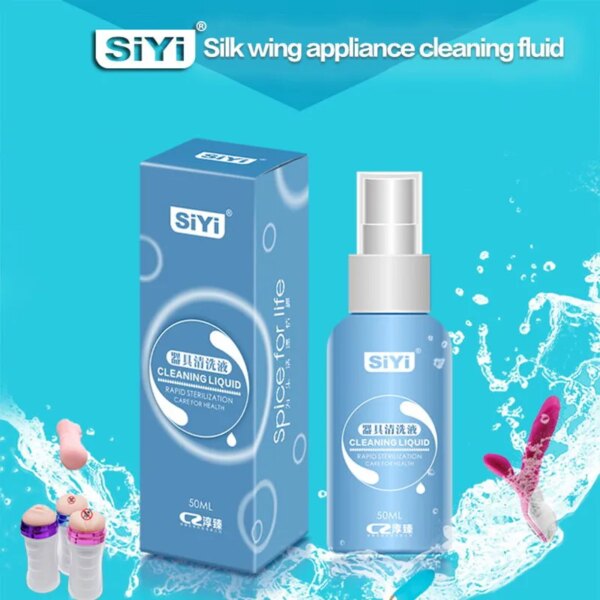 Adult Sex Toys Cleaner 50ml Disinfection Liquid for Sex Vibrator Body Safe Cleaning Spray Bottle Sex Products Sterilization