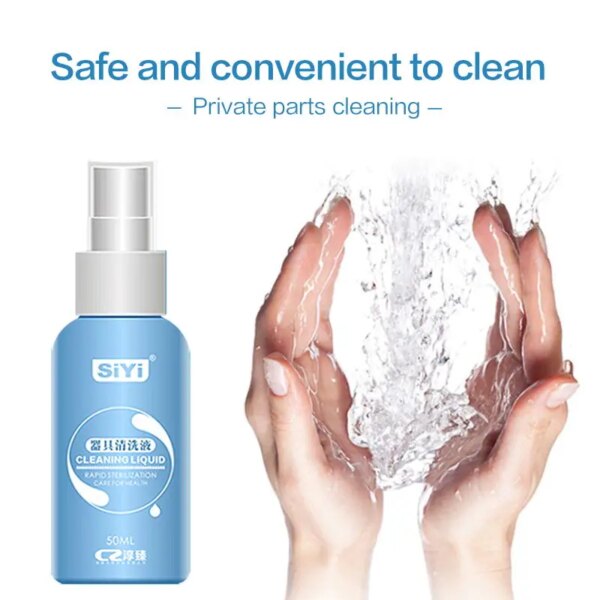 Adult Sex Toys Cleaner 50ml Disinfection Liquid for Sex Vibrator Body Safe Cleaning Spray Bottle Sex Products Sterilization