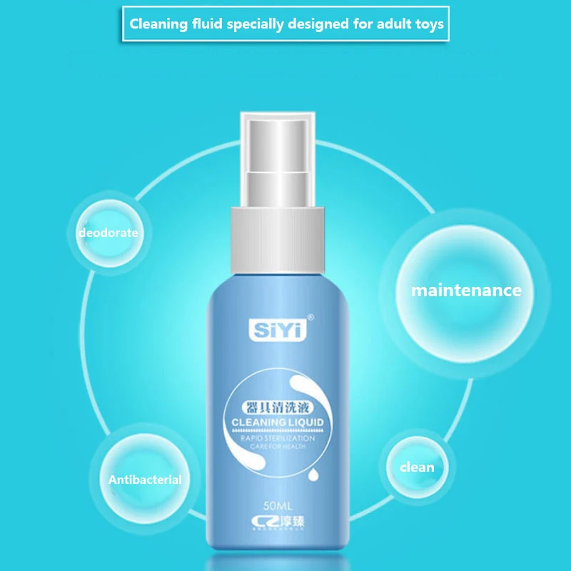 Adult Sex Toys Cleaner 50ml Disinfection Liquid for Sex Vibrator Body Safe Cleaning Spray Bottle Sex Products Sterilization