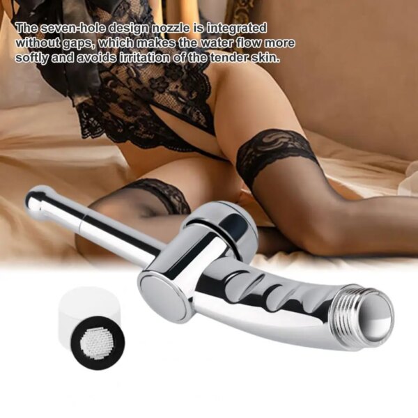 Premium Vaginal Butt Plug Cleaning Washing Tool Standard Interface Anal Cleaner Ease Constipation for Men