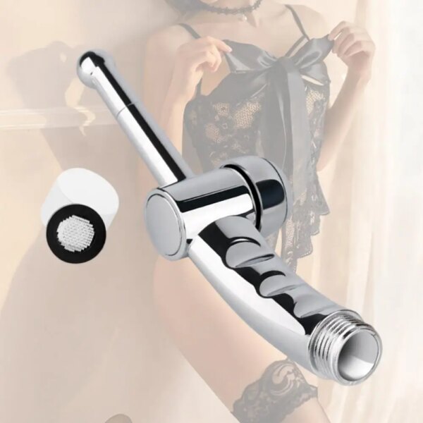 Premium Vaginal Butt Plug Cleaning Washing Tool Standard Interface Anal Cleaner Ease Constipation for Men