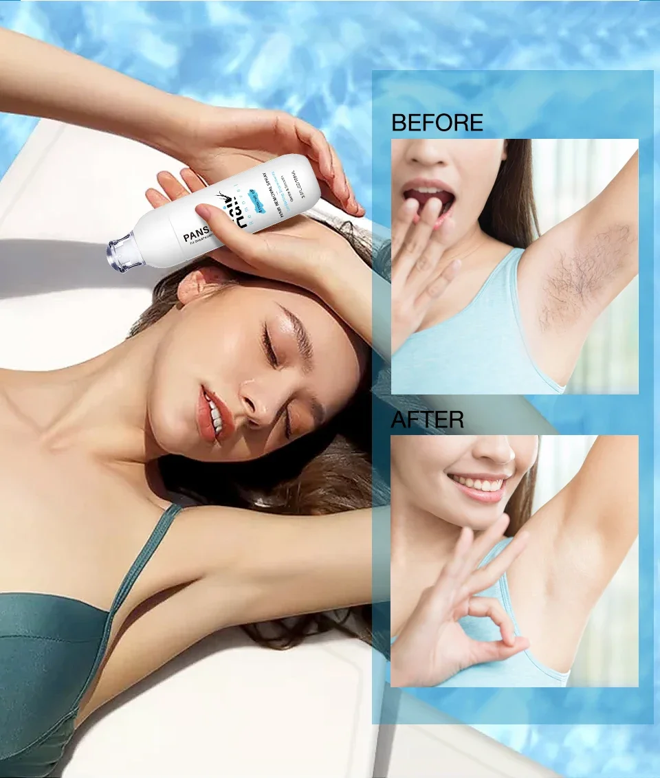 Original Hair Removal Spray For Women 2 in 1 Intimate/Private Hair Removal Spray for Women Pubic Bikini Area Painless Depilatory