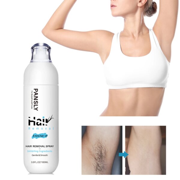 Original Hair Removal Spray For Women 2 in 1 Intimate/Private Hair Removal Spray for Women Pubic Bikini Area Painless Depilatory