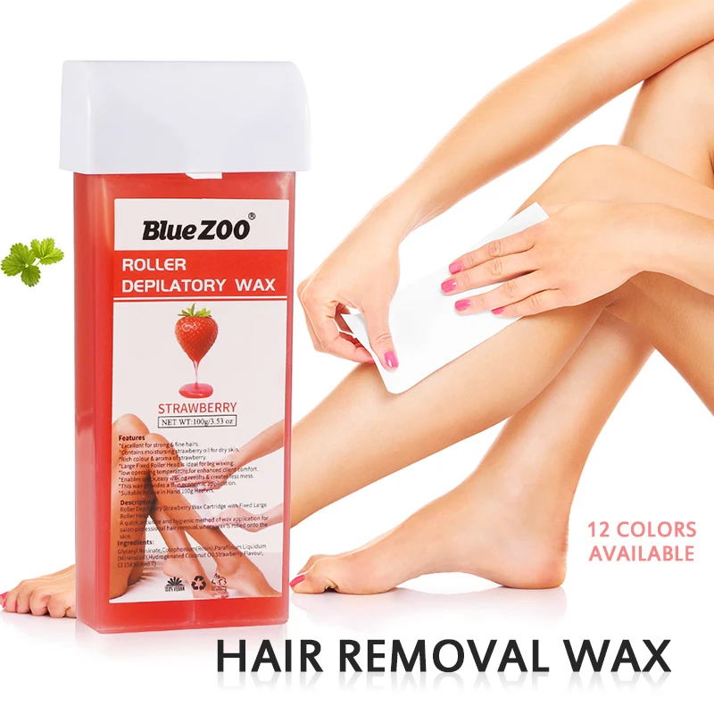 1~10PCS Ml Depilatory Wax Cartridge Roller Hair Removal Wax 12 Flavor Gentle Non-irritating Hot Depilatory Cream For Women Men