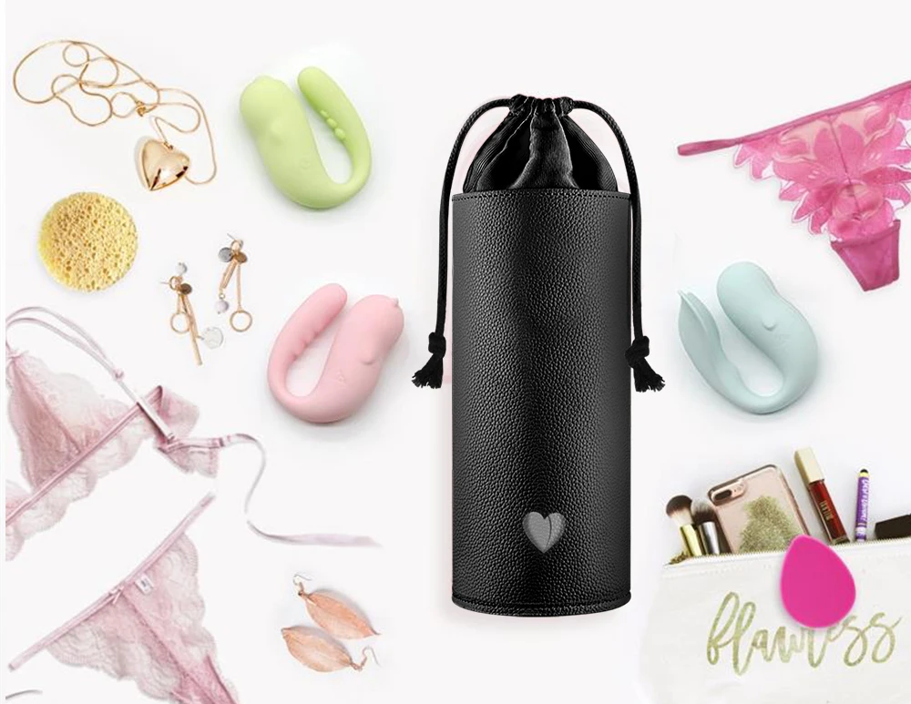 Portable 99% UV Sterilizing Storage Bag for Vibrator Dildo Masturbator Cup Adult Sex Toys Soft Sealable PU Big Space Box