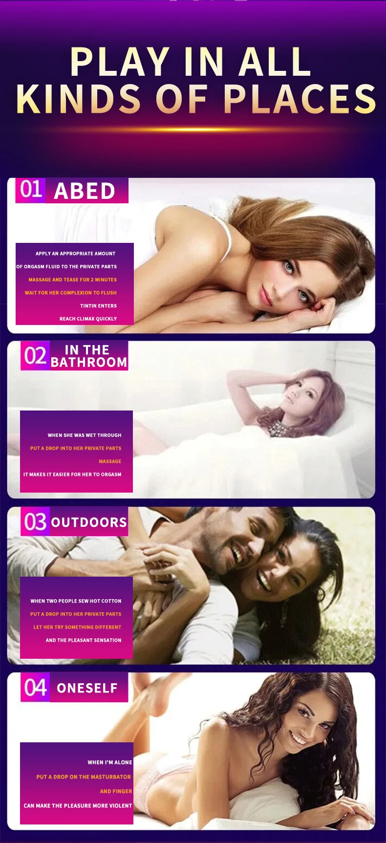 Female Sexual Stimulant Women Sex Orgasmic Gel Climax Spray Enhance Female Vagina Tightening Private Part Orgasm Care