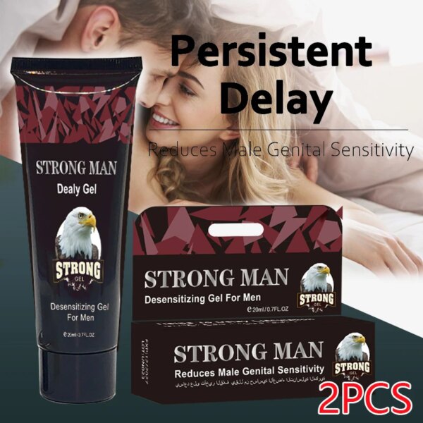 2PCS Delay Cream Male Genital delayed long-lasting Topical Cream Climax Control for Men - Fast Acting Stamina-Enhancing