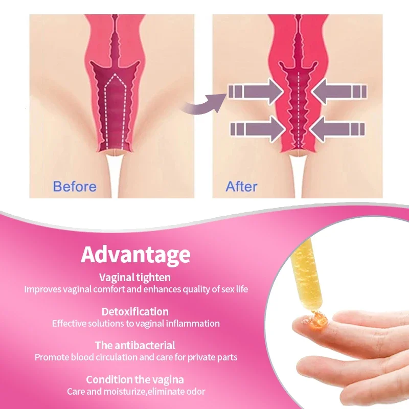 Vaginal Tightening Gel Women Gynecological Care Vaginal Tighten Melts Vagina Shrinking Vaginale Narrow Feminine Hygiene Product Vaginal Tightening Gel Women Gynecological Care Vaginal Tighten Melts Vagina Shrinking Vaginale Narrow Feminine Hygiene Product
