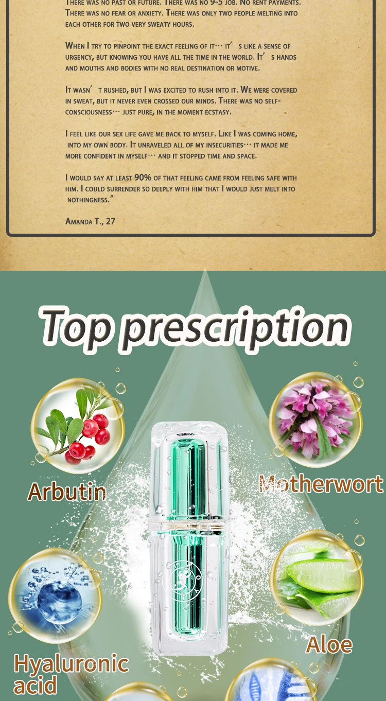New Female Exciter For Women Orgasm Vagina Gel Moistening Enhancer Sex Aphrodisiac Increase Sexual Climax Tight Water Adult 18