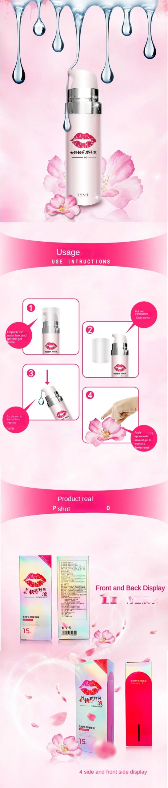 Aphrodisiac, orgasm gel, libido enhancer, sex spray, strong vaginal excitability, strong orgasm enhancement for women