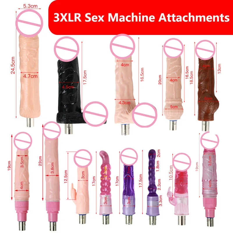 3XLR Sex MachineTraditional Dildos Attachment Anus Plug Penis Adult Toys for Women Couple Masturbation Machine Accessories 3XLR Sex MachineTraditional Dildos Attachment Anus Plug Penis Adult Toys for Women Couple Masturbation Machine Accessories