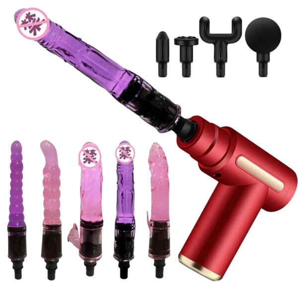 Sex machines for woman Automatic Dildo Vibrator Female Masturbation Mini Pumping Gun sex toys for adults With Big Dildo Sexshop