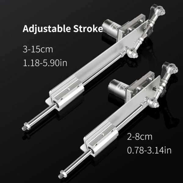 DC 12V/24V Sex Machine Masturbation Love Machine 2-8CM 3-15CM Stroke Reciprocating Linear Actuator With Suction Cup