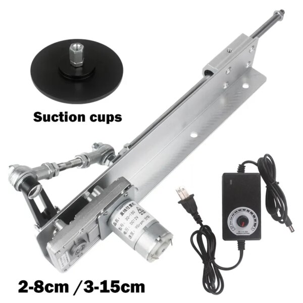 DC 12V/24V Sex Machine Masturbation Love Machine 2-8CM 3-15CM Stroke Reciprocating Linear Actuator With Suction Cup