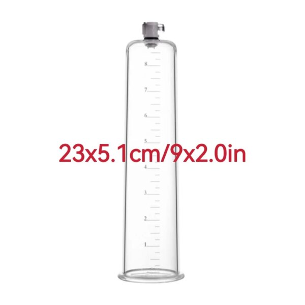 New 9in SMLXLXXL Penis Pump Acrylic Cup Accessories Sex Toy Tools Machine Pene Enlarger Enlargement Adultos Sexy Toys for Men