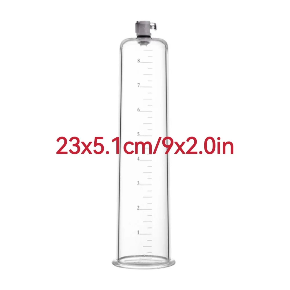 New 9in SMLXLXXL Penis Pump Acrylic Cup Accessories Sex Toy Tools Machine Pene Enlarger Enlargement Adultos Sexy Toys for Men