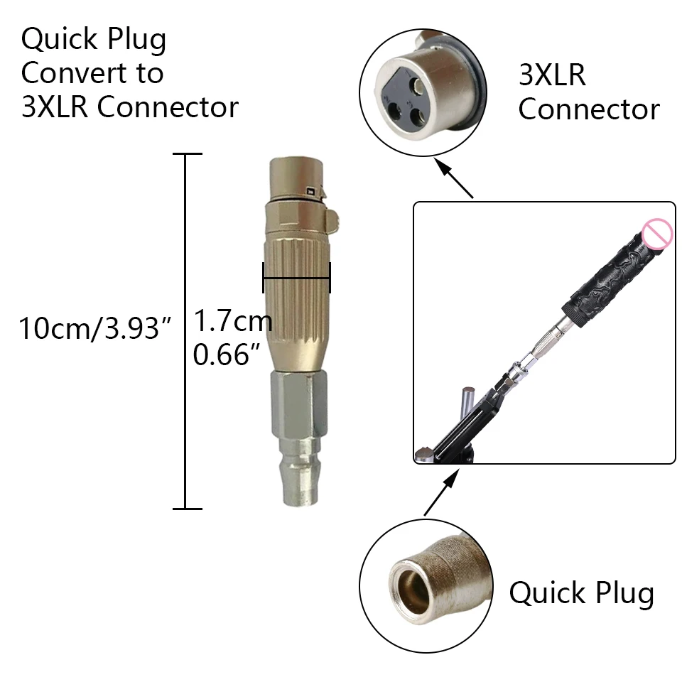 ROUGH BEAST Vac-U-Lock Sex Machine Metal Accessories for Automatic Quick Plug Masturbation Machine Women and Man Sex Toy Adapter