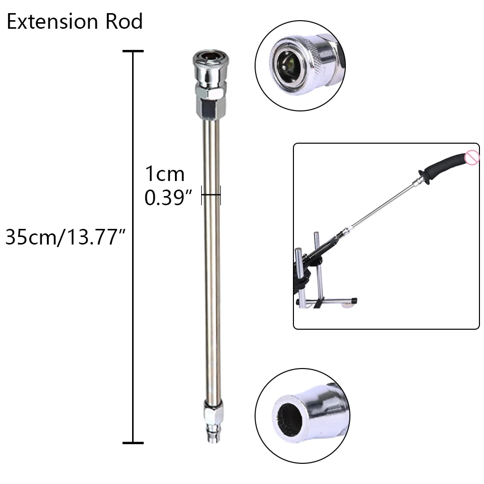 ROUGH BEAST Vac-U-Lock Sex Machine Metal Accessories for Automatic Quick Plug Masturbation Machine Women and Man Sex Toy Adapter