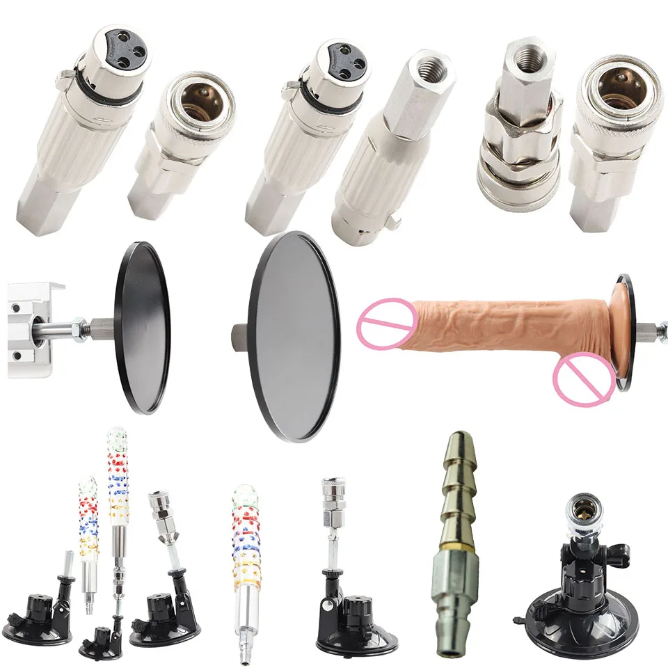FREDORCH M8/M6 DIY Sex Machine Multi Attachments optional Sex dildos suction cup vac-u-lock Bendable Spring Connector Extensio