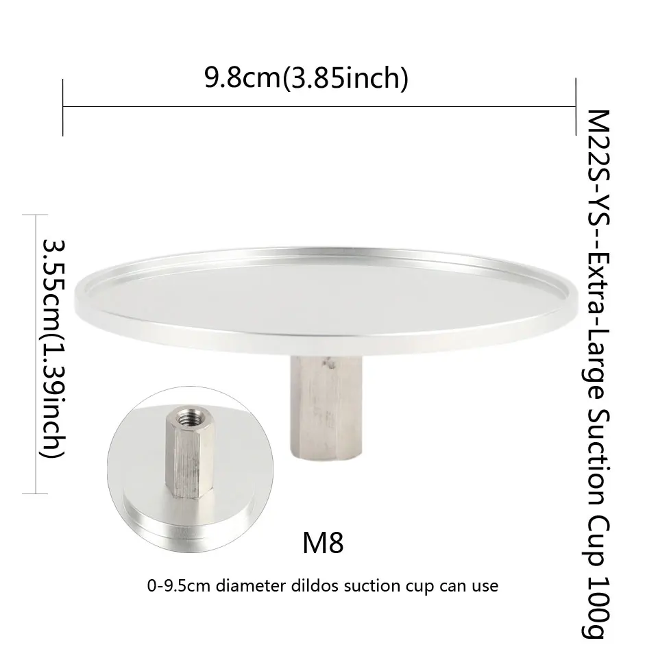 FREDORCH M8/M6 DIY Sex Machine Multi Attachments optional Sex dildos suction cup vac-u-lock Bendable Spring Connector Extensio