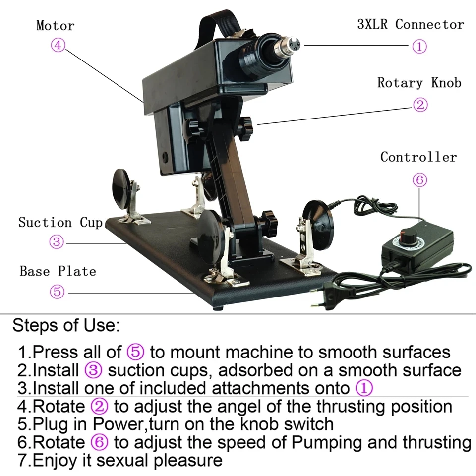 FREDORCH New Sex Machines for Woman Masturbating Pumping Gun Adjustable Speed love Machine for Men Masturbation Cup sucker