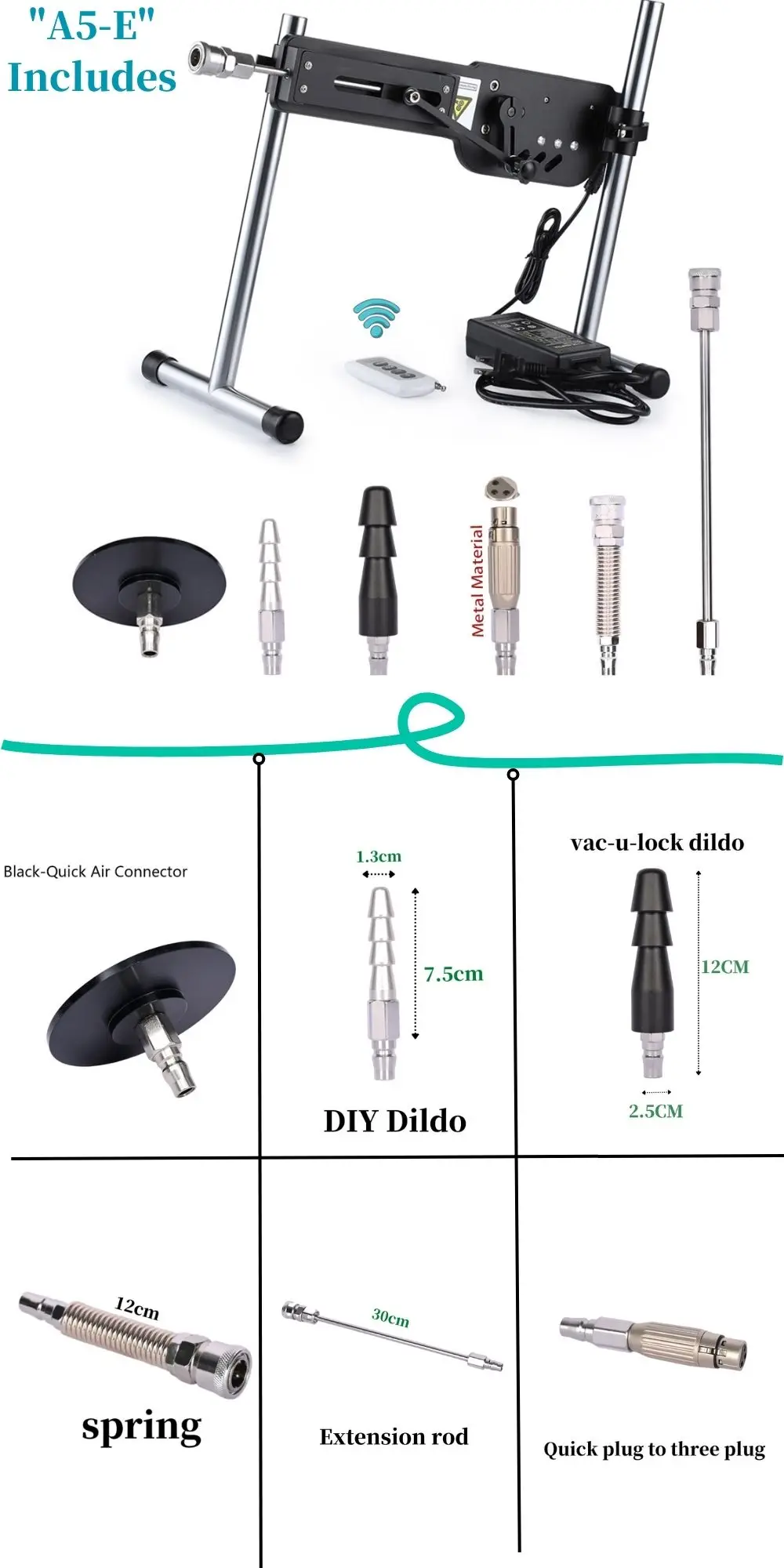 NEW Wireless Sex Machine for Women Masturbation Machine 70W Power Mute Sex Toy with Dildo Masturbator 3-9CM stroke love machine