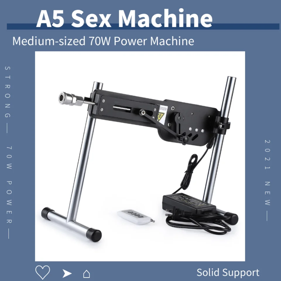NEW Wireless Sex Machine for Women Masturbation Machine 70W Power Mute Sex Toy with Dildo Masturbator 3-9CM stroke love machine