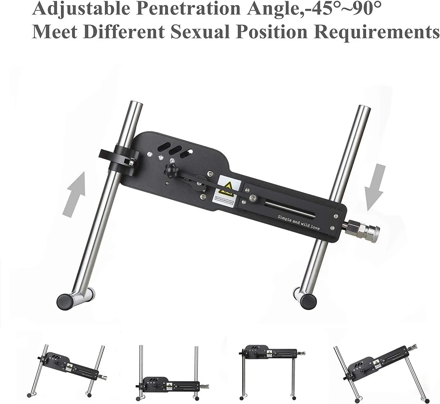 NEW Wireless Sex Machine for Women Masturbation Machine 70W Power Mute Sex Toy with Dildo Masturbator 3-9CM stroke love machine