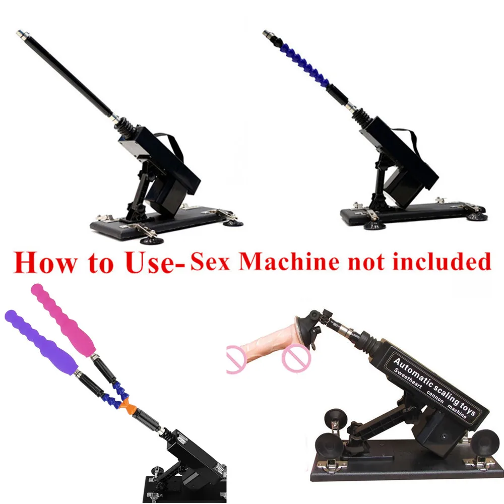 Entry Level Sex Machine Dildo Attachments A2/A3 Big Dildos for Women Men Masturbation Anal Plugs Kit 3XLR Accessories Sex Shop