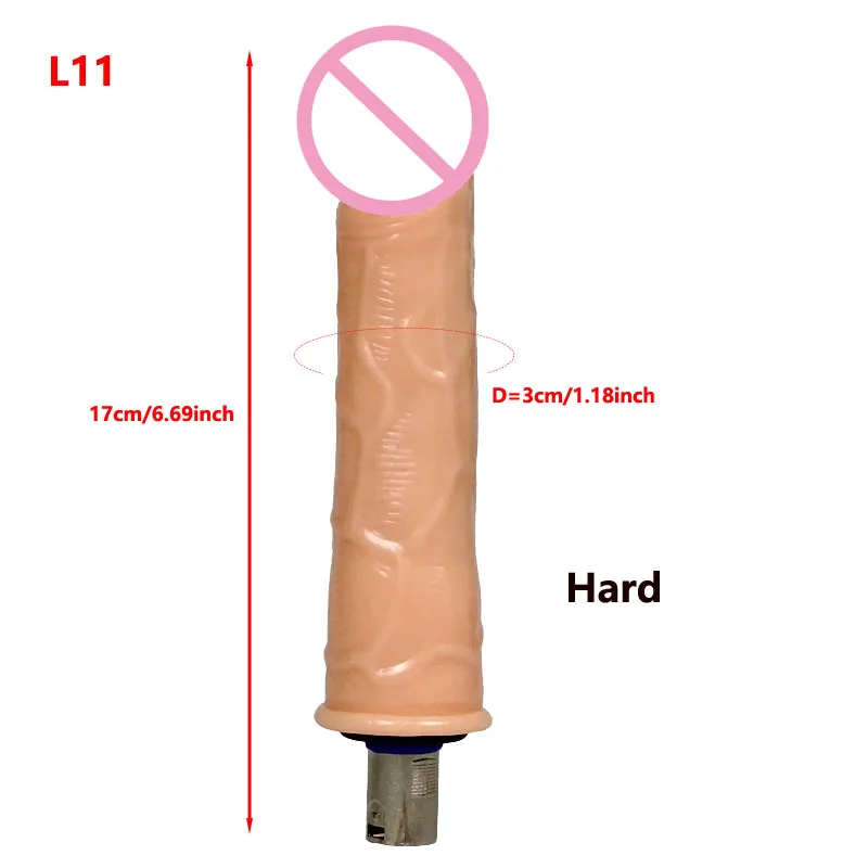 Soft and Flexible Silicone Dildos Sex Toys for Women Pleasure Sex Masturbation Machine Penis Attachments with 3XLR Connector