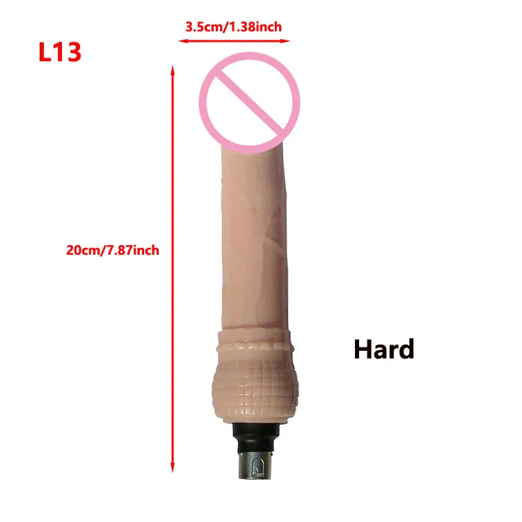 Soft and Flexible Silicone Dildos Sex Toys for Women Pleasure Sex Masturbation Machine Penis Attachments with 3XLR Connector