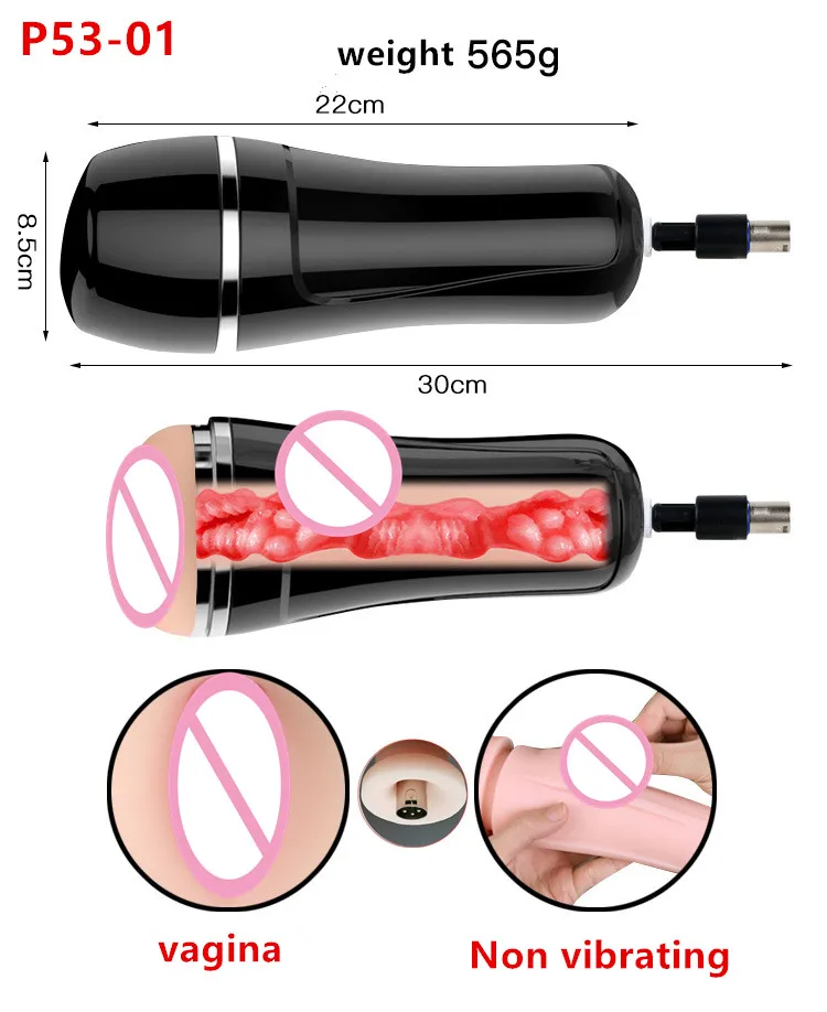 3XLR Sex Machine Masturbation Cup Attachments  vagina anal oral sex cup  Accessories  Vibration Sex Toys for  Men