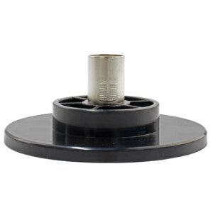 Sex Machine Love Machine Dildo Holder Sex Machine Attachment 3.8'' Black Suction Cup Adapter with 3XLR Connector