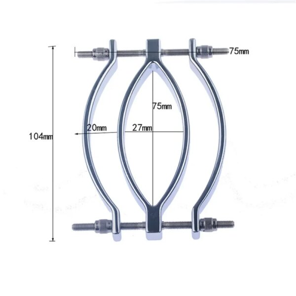 Metal Fetish Clitoris Clamps Labia Lips Clips Vaginal Dilator Sex Toys For Women Adult Games Couple Erotic Products Machine