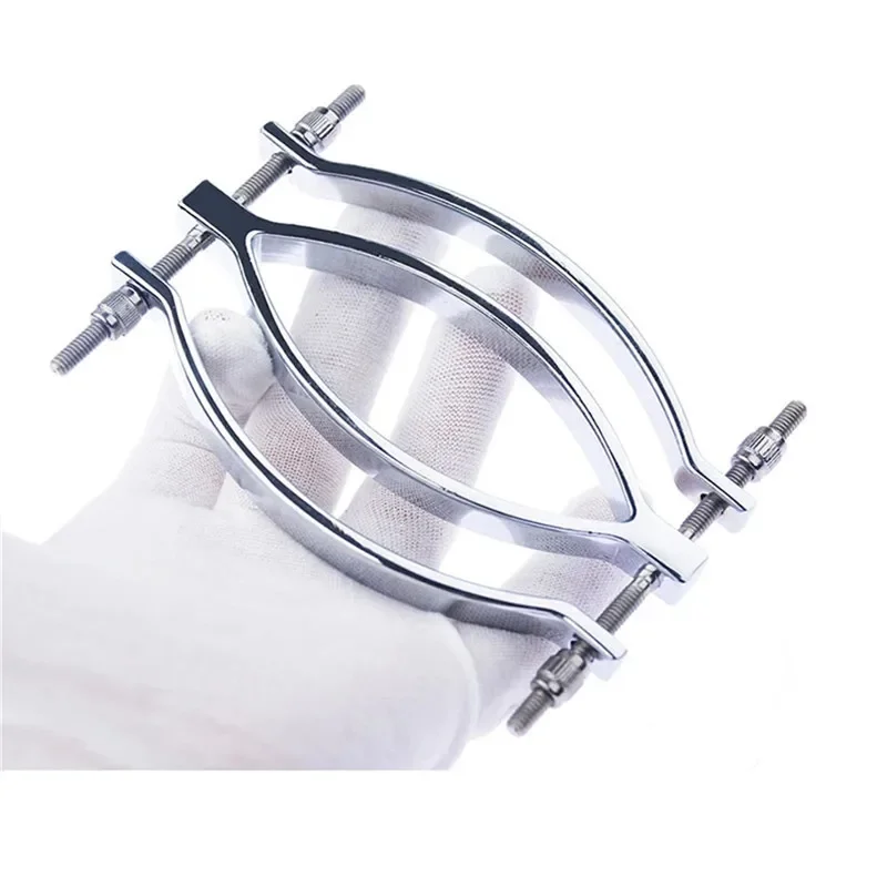 Metal Fetish Clitoris Clamps Labia Lips Clips Vaginal Dilator Sex Toys For Women Adult Games Couple Erotic Products Machine