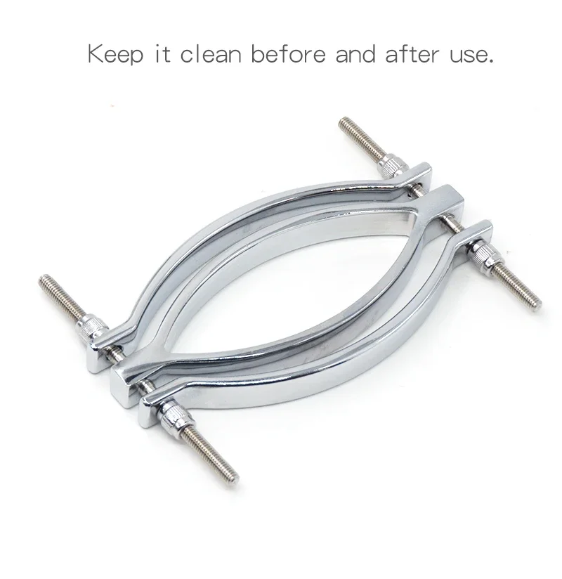 Metal Fetish Clitoris Clamps Labia Lips Clips Vaginal Dilator Sex Toys For Women Adult Games Couple Erotic Products Machine