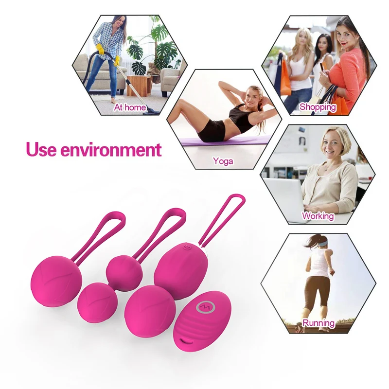 Safe Silicone Smart Ball Kegel Ball Vagina Tighten Exercise Sex Machine Vaginal Geisha Ball Trainer Sex Toy for Women