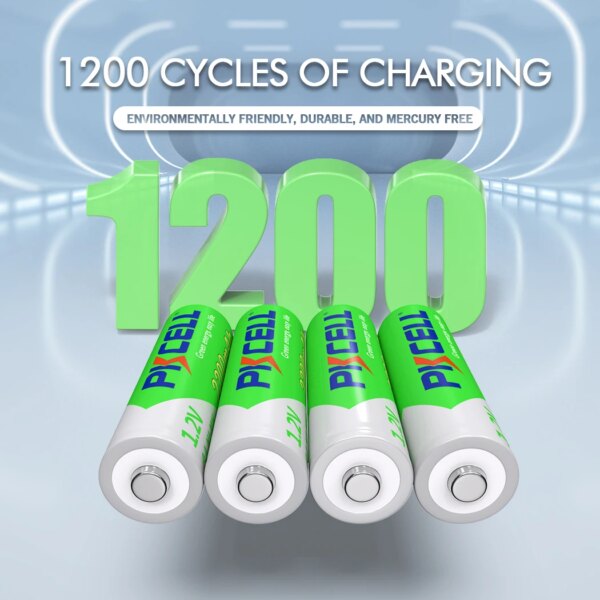 8PCS 2200mAh AA Rechargeable Battery 1.2V NIMH 2A AA Pre-charged LSD Batteries and 2PC Battery holder for clock toys