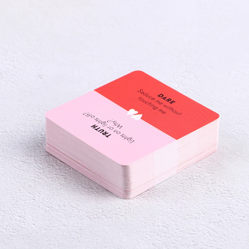 1Set Mini Small Size Truth Or Dare For Couples Cards Games Couples Lovers Board Game Supply Casual Games Adult Sex Tarot Decks