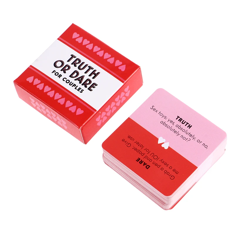 1Set Mini Small Size Truth Or Dare For Couples Cards Games Couples Lovers Board Game Supply Casual Games Adult Sex Tarot Decks