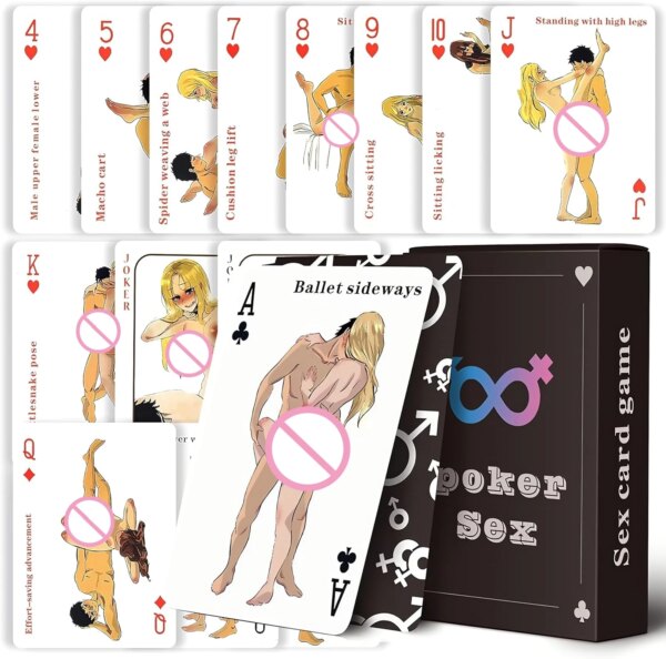 R-18 sex style card bedroom command toys game sex 54 The Hottest Sex Positions for Couples Sexy Gift Sets Fun Poker