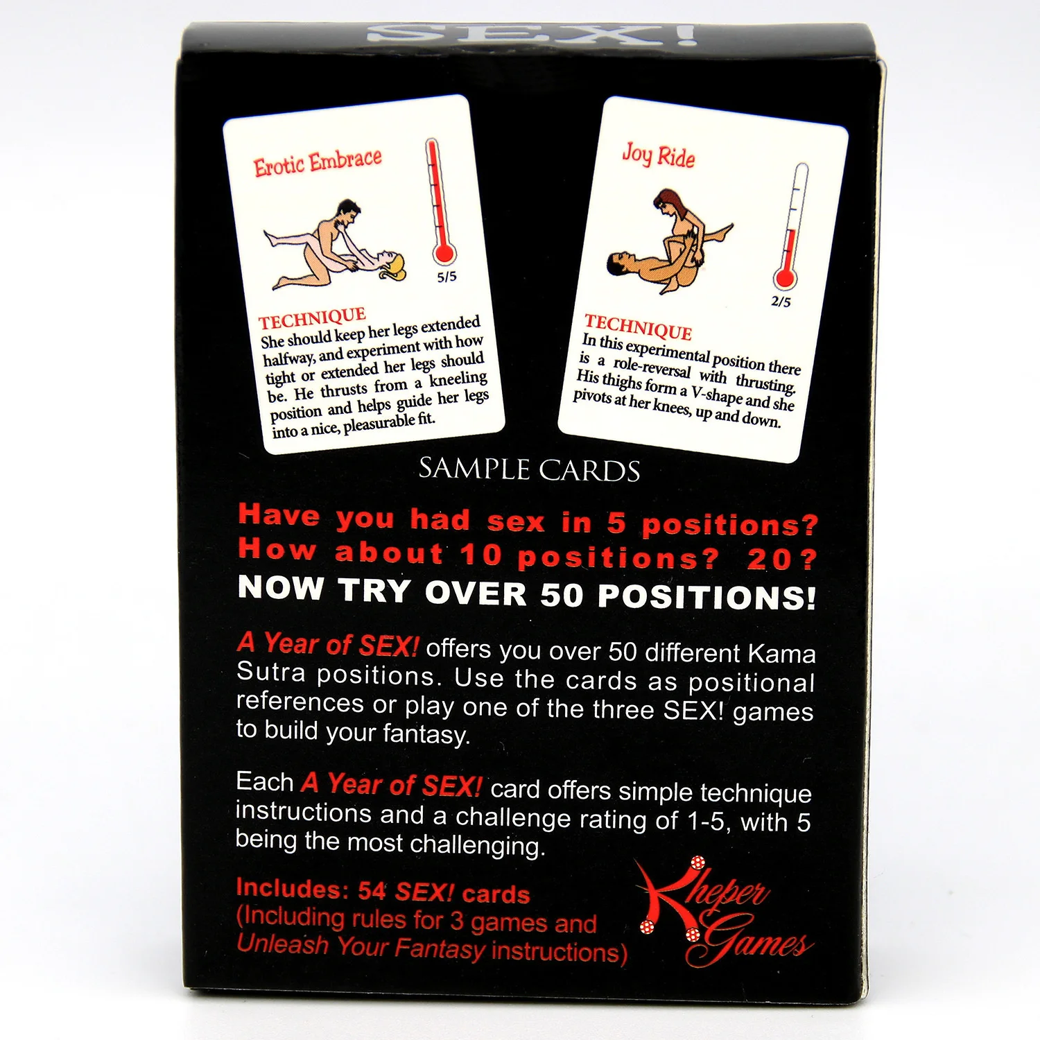 Erotic Games Sexual Positions Play Paper Cards A Year of Sex for Adult Sexy Game Cards Sets for Couple Game Sex Postion Sex Toys
