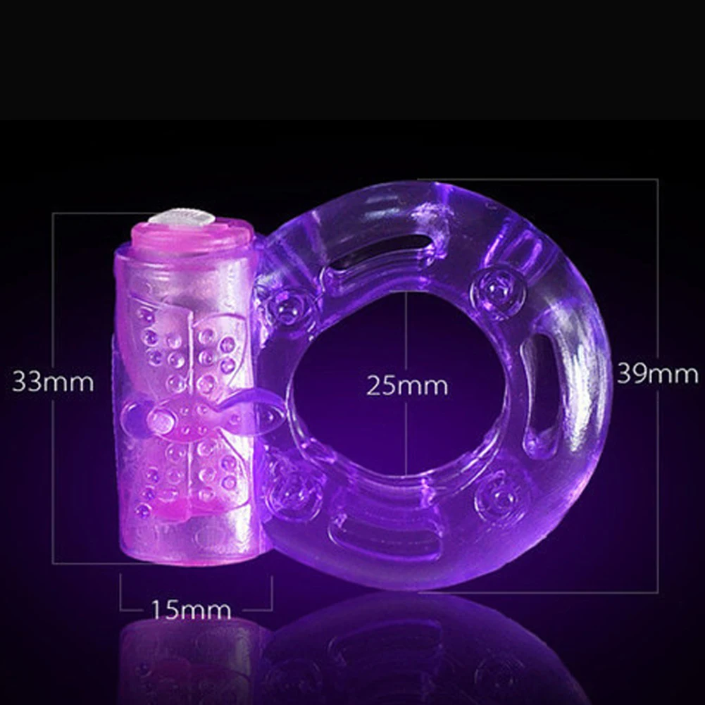 Men Vibrator Ring for Penis Cock Extender Ring Delay Ejaculation Sex Man Toys Couple Sexy Toy Penis Ring Stimulate Vibration