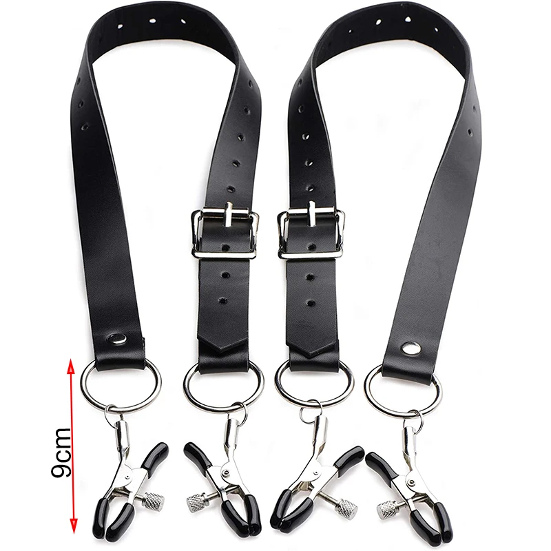 BDSM Labia Clamps Toy,Pussy Clitoris G-spot Speculum Spreader Lips of Vagina,Mouth Ring Gag,Adult Sex Whip Paddle,Bondage Gear